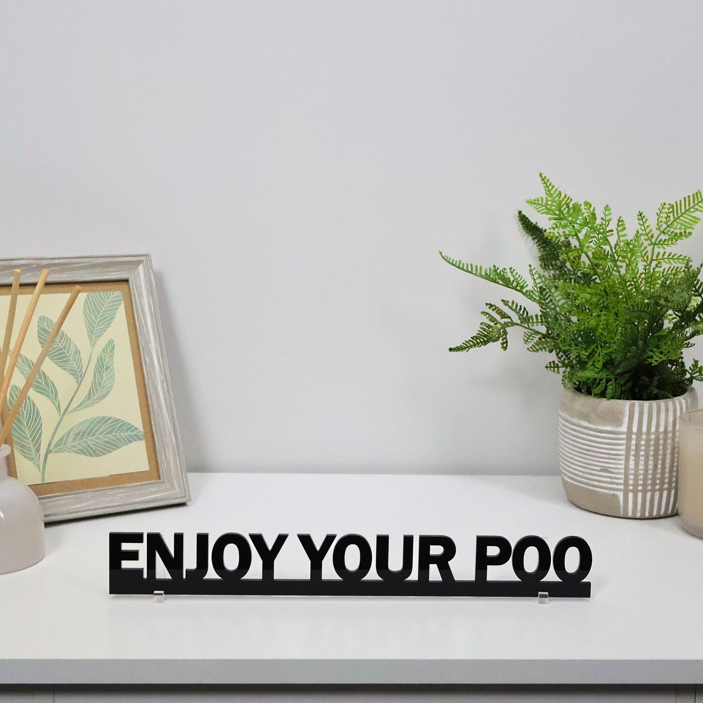 ENJOY YOUR POO Door Topper