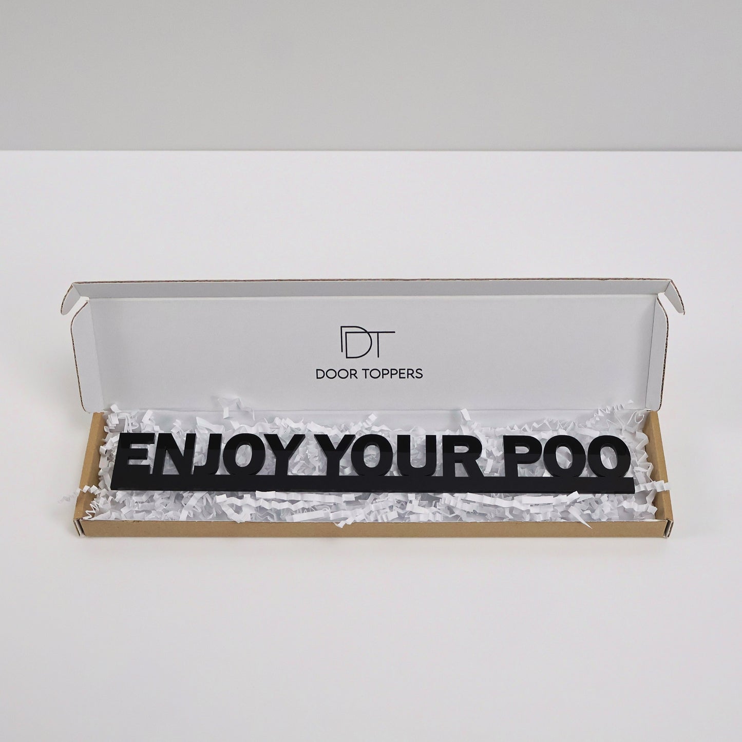 ENJOY YOUR POO Door Topper