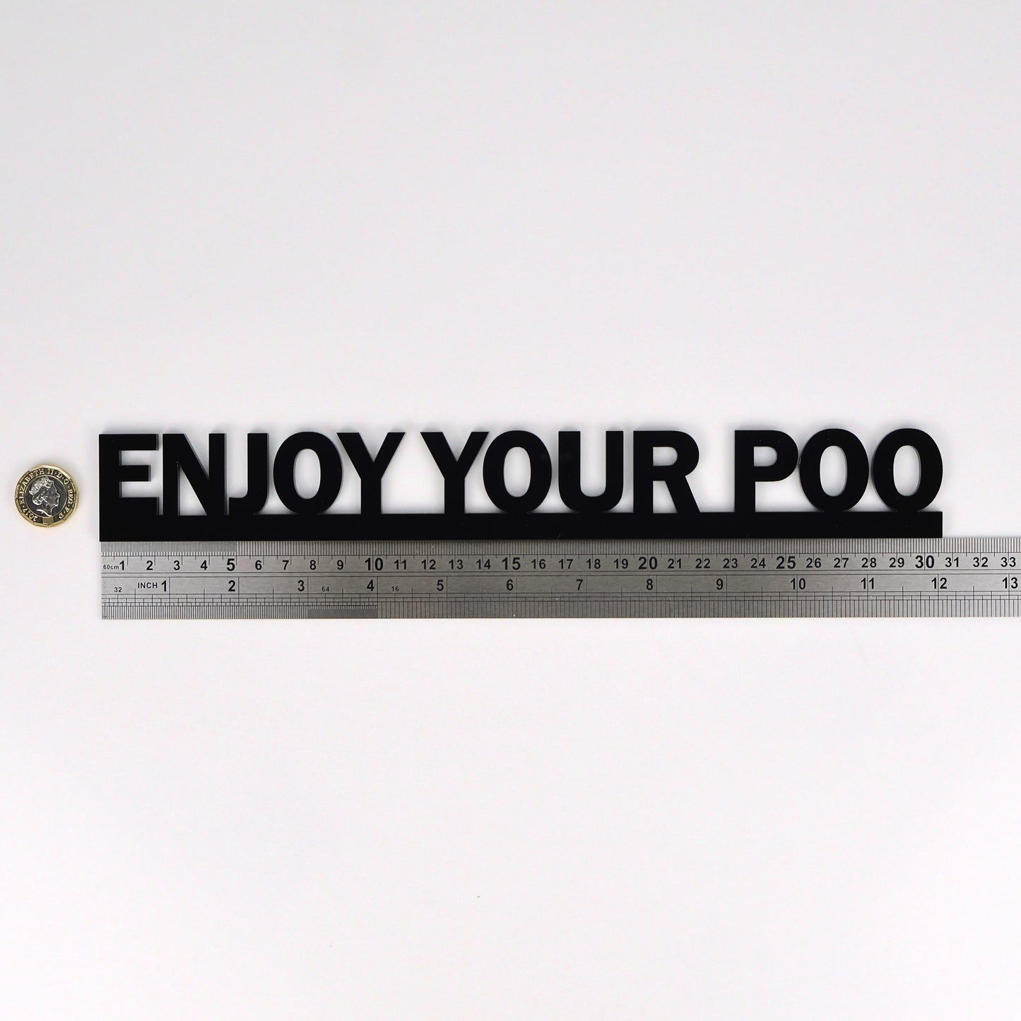 ENJOY YOUR POO Door Topper