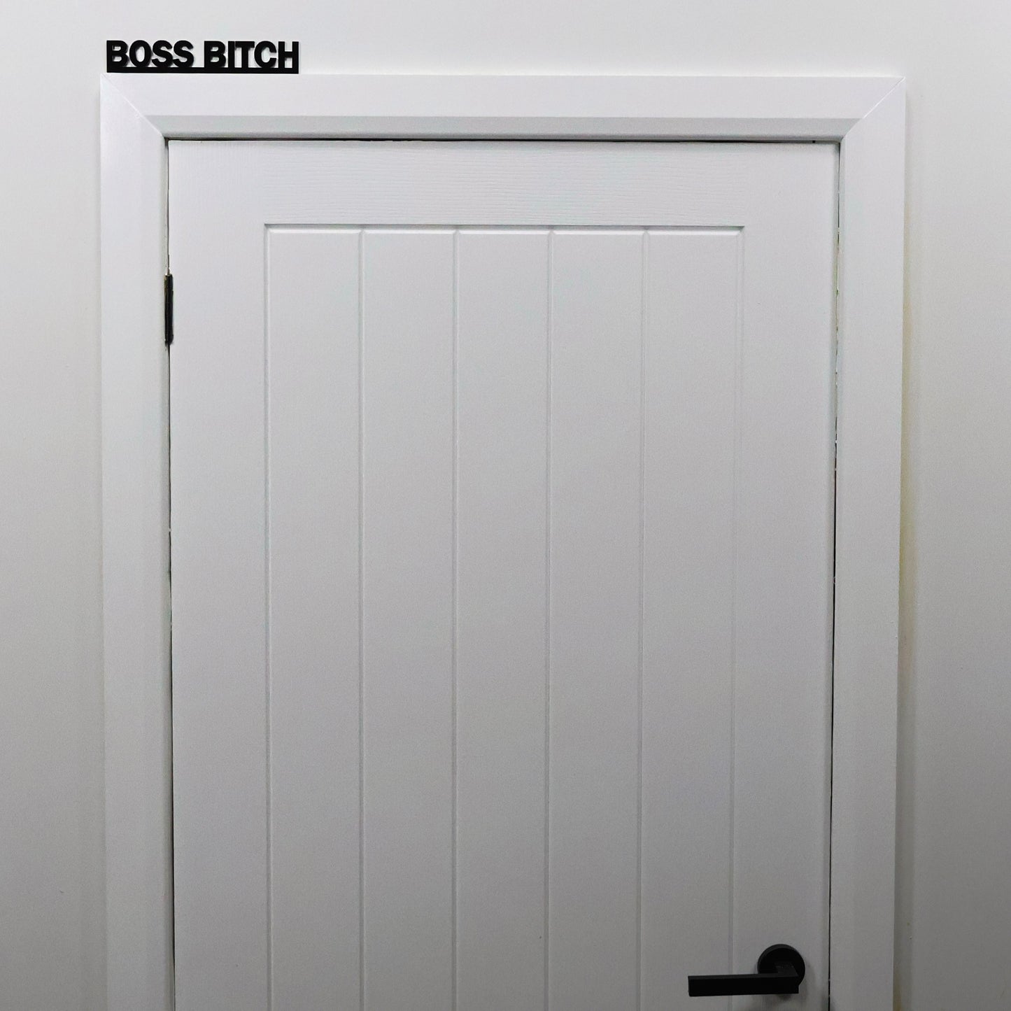BOSS BITCH Door Topper | Rude Office Door Sign