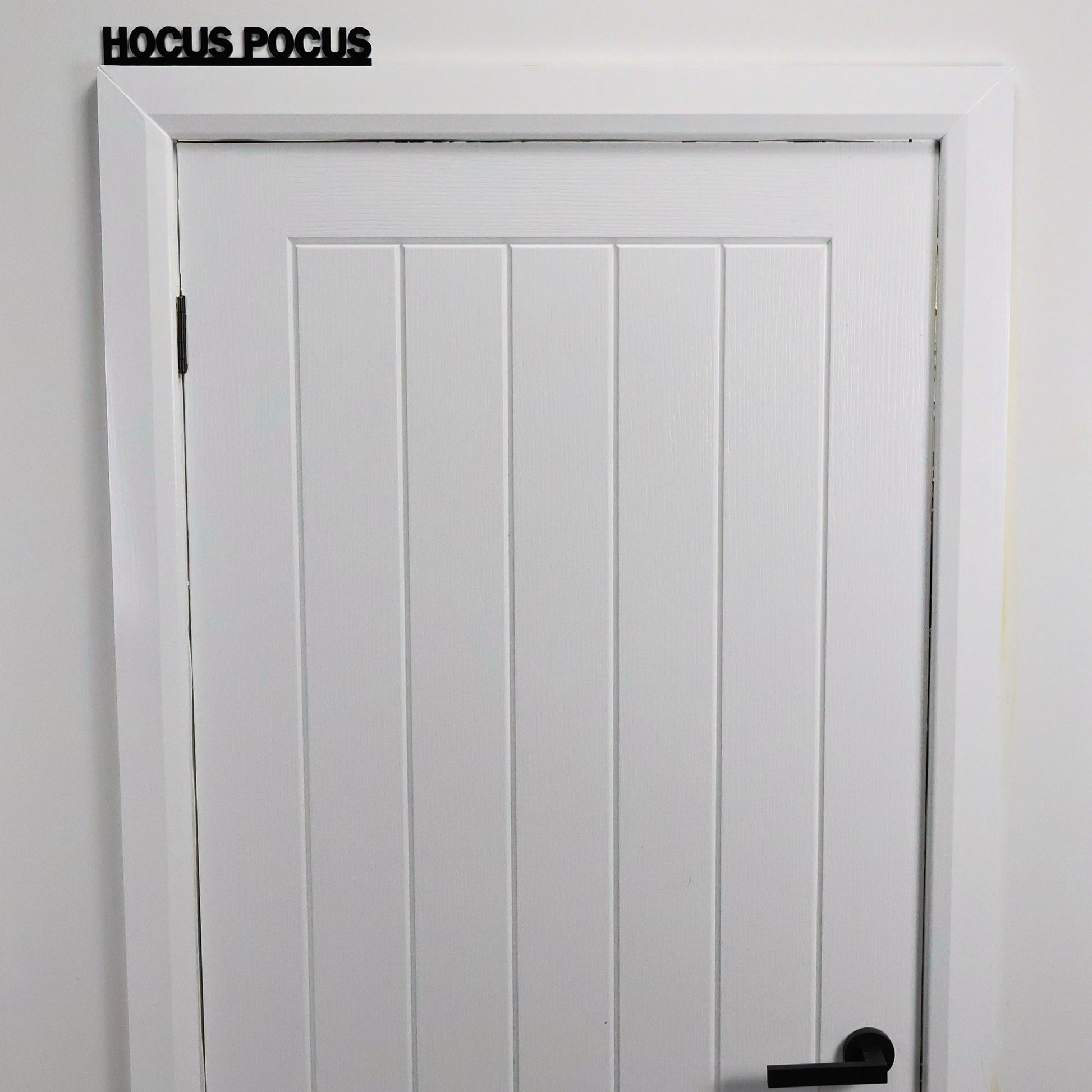 Modern black acrylic Halloween wall decor UK