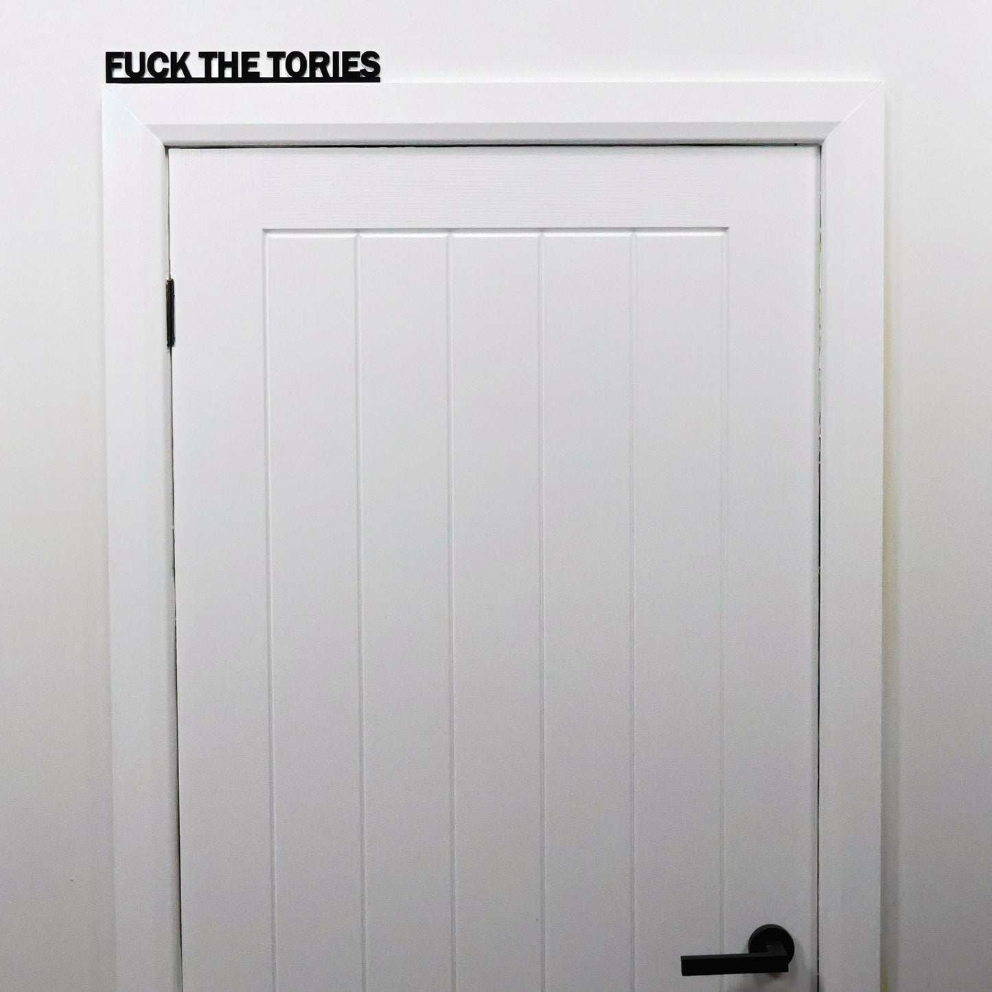 FUCK THE TORIES Door Topper