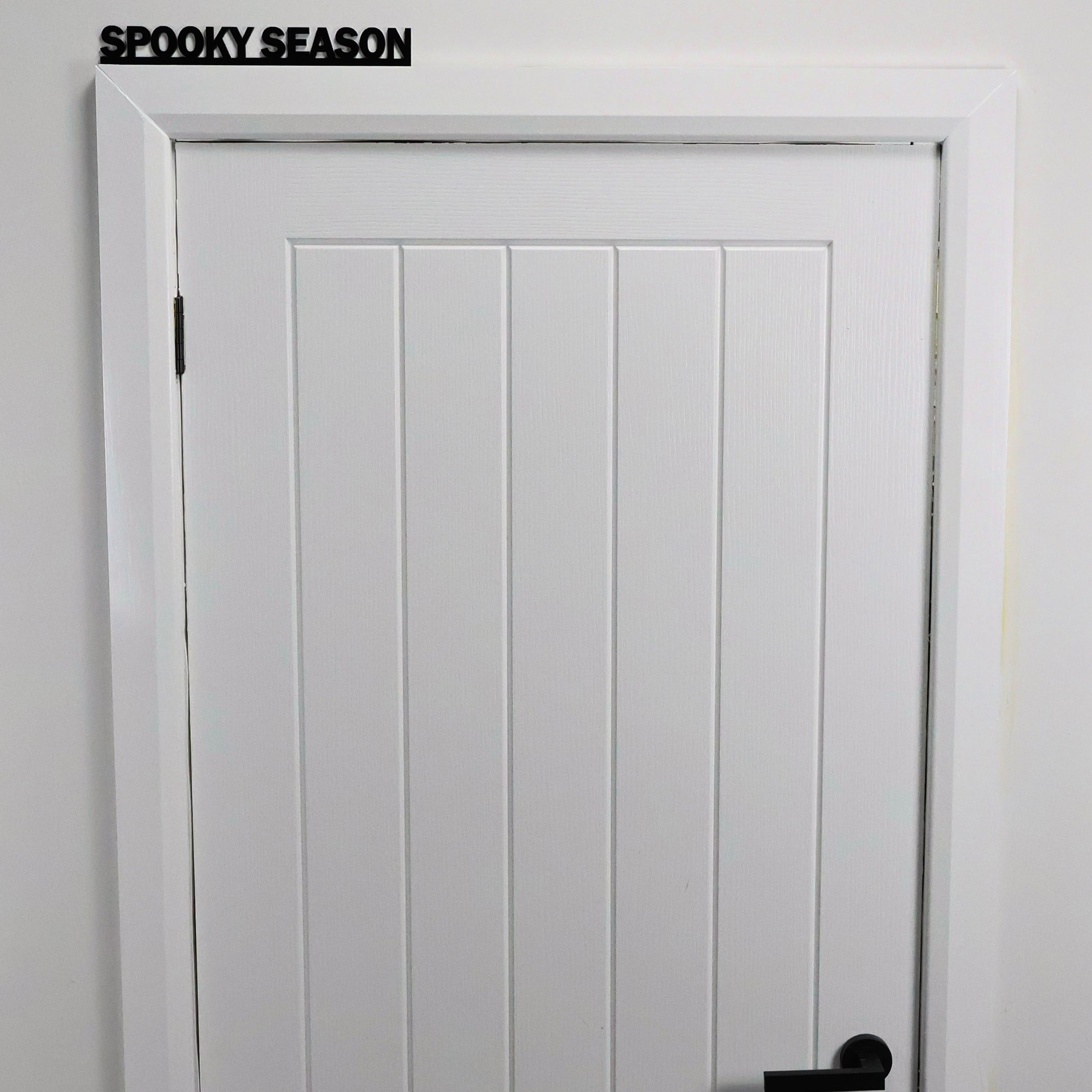 Recycled acrylic spooky decor for witchy autumn styling