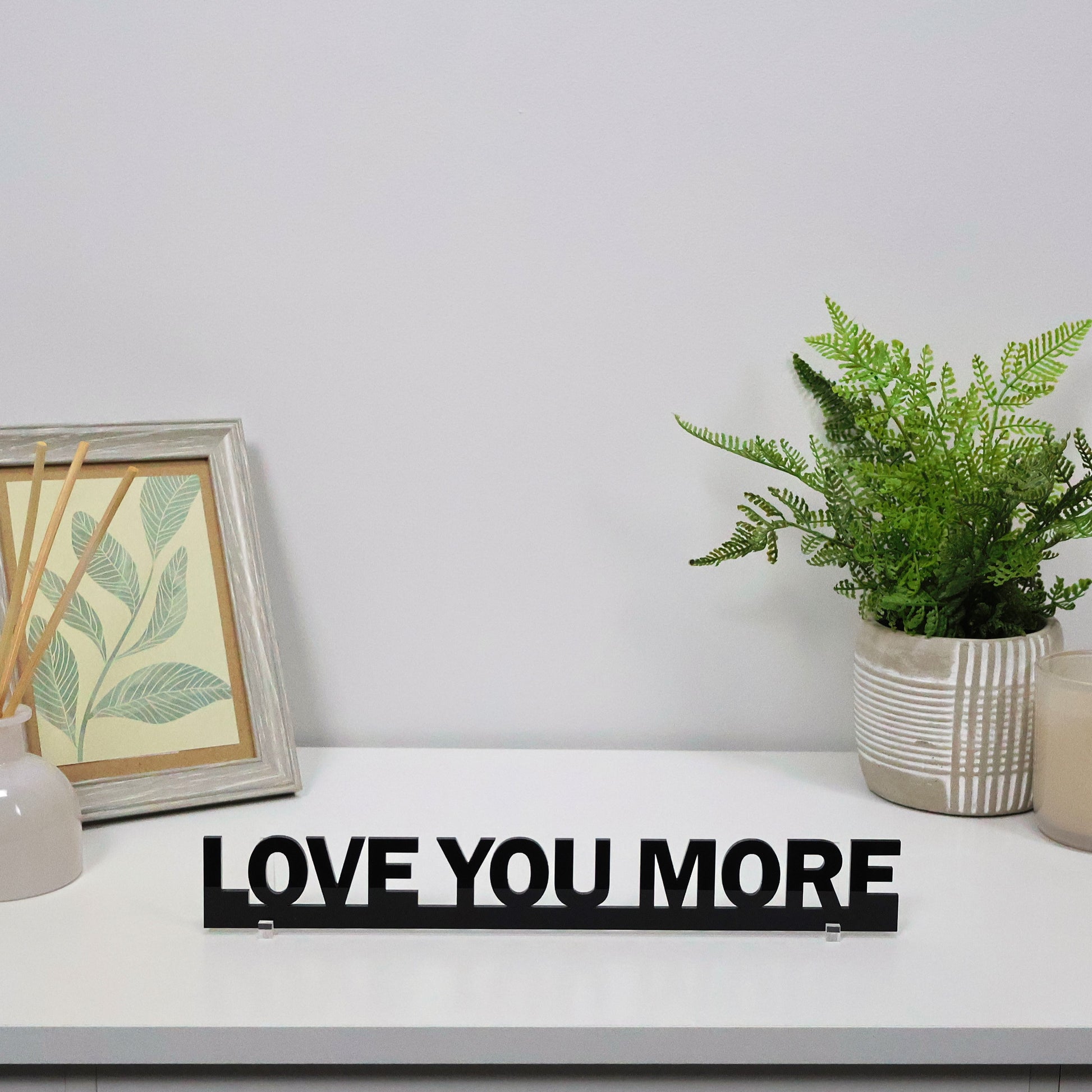 Gift-ready packaging for LOVE YOU MORE Door Topper – perfect anniversary or Christmas present