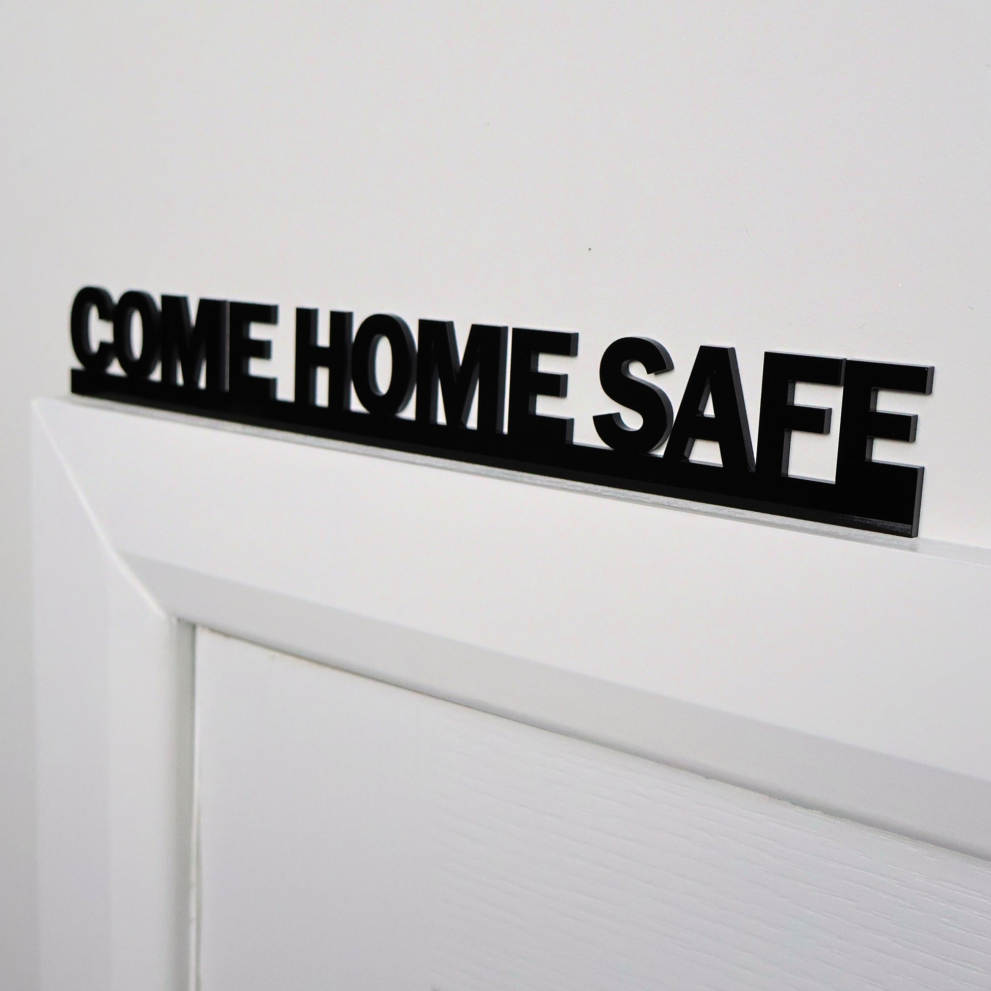 Door Topper balanced on top of a modern door frame