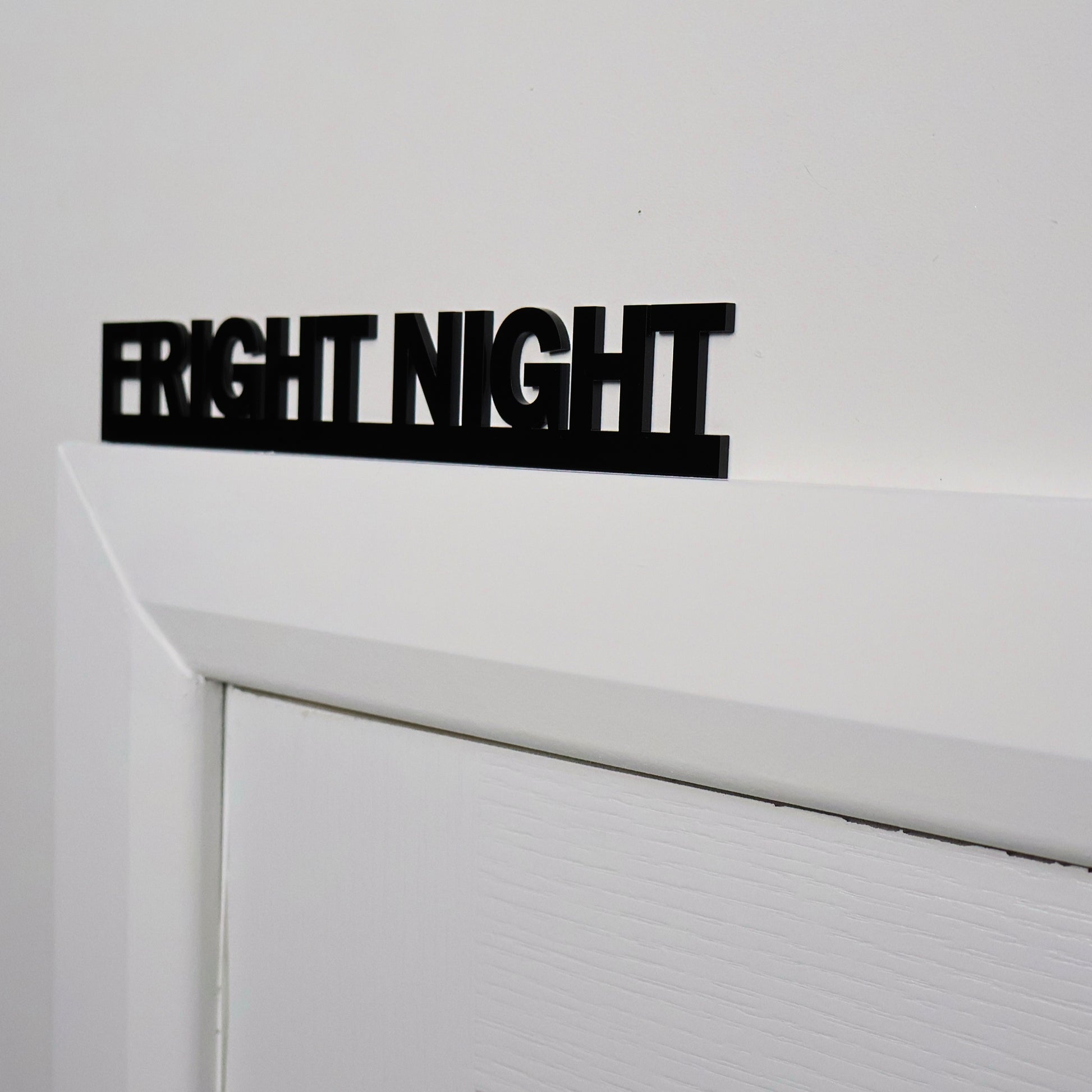 Close up of glossy black recycled acrylic finish