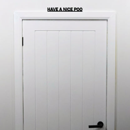 Funny recycled acrylic bathroom wall sign – sustainable, handmade in the UK, a unique home decor gift for Christmas or birthdays.