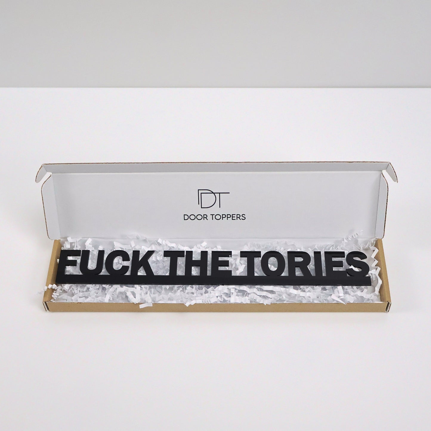 FUCK THE TORIES | Rude Door Topper Sign