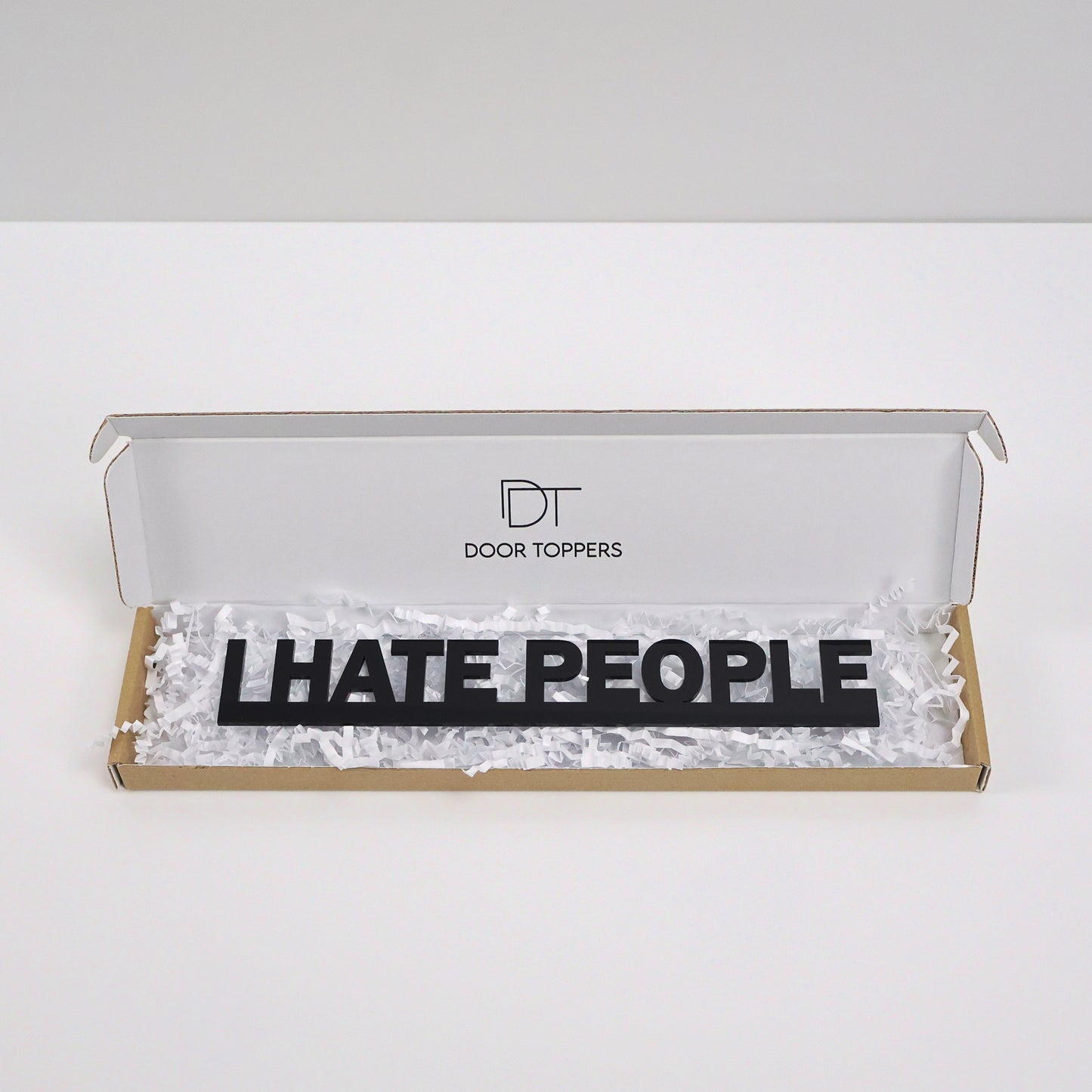 I HATE PEOPLE | Rude Door Topper Sign