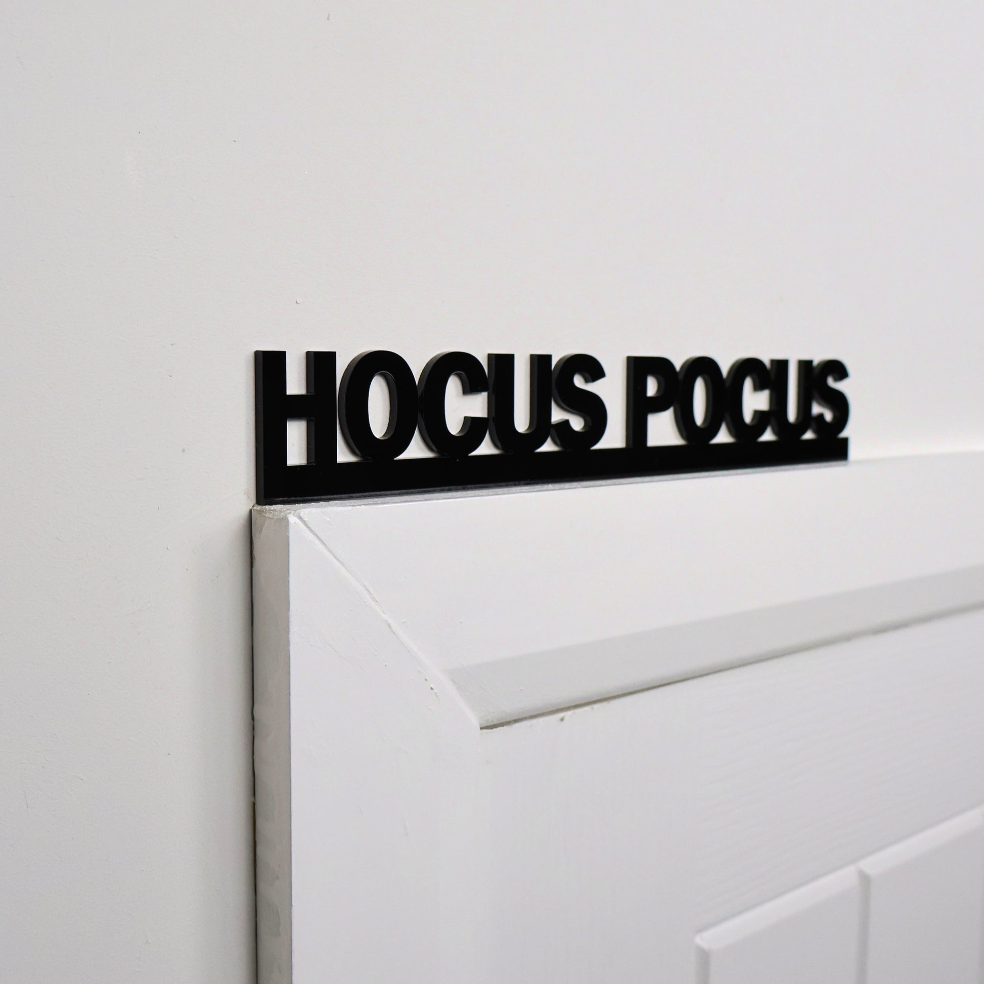 Spooky Hocus Pocus wall sign for seasonal home styling