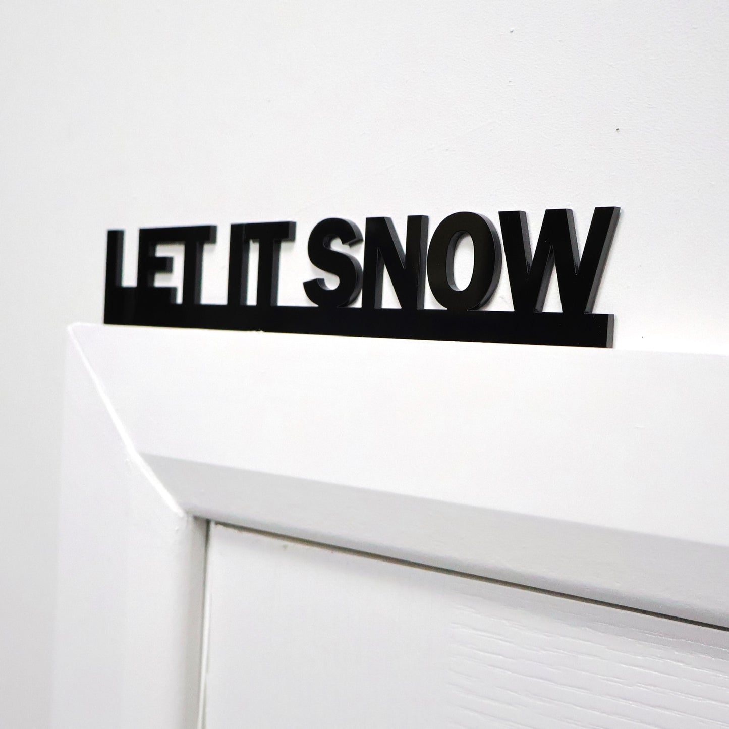 Black festive home decoration