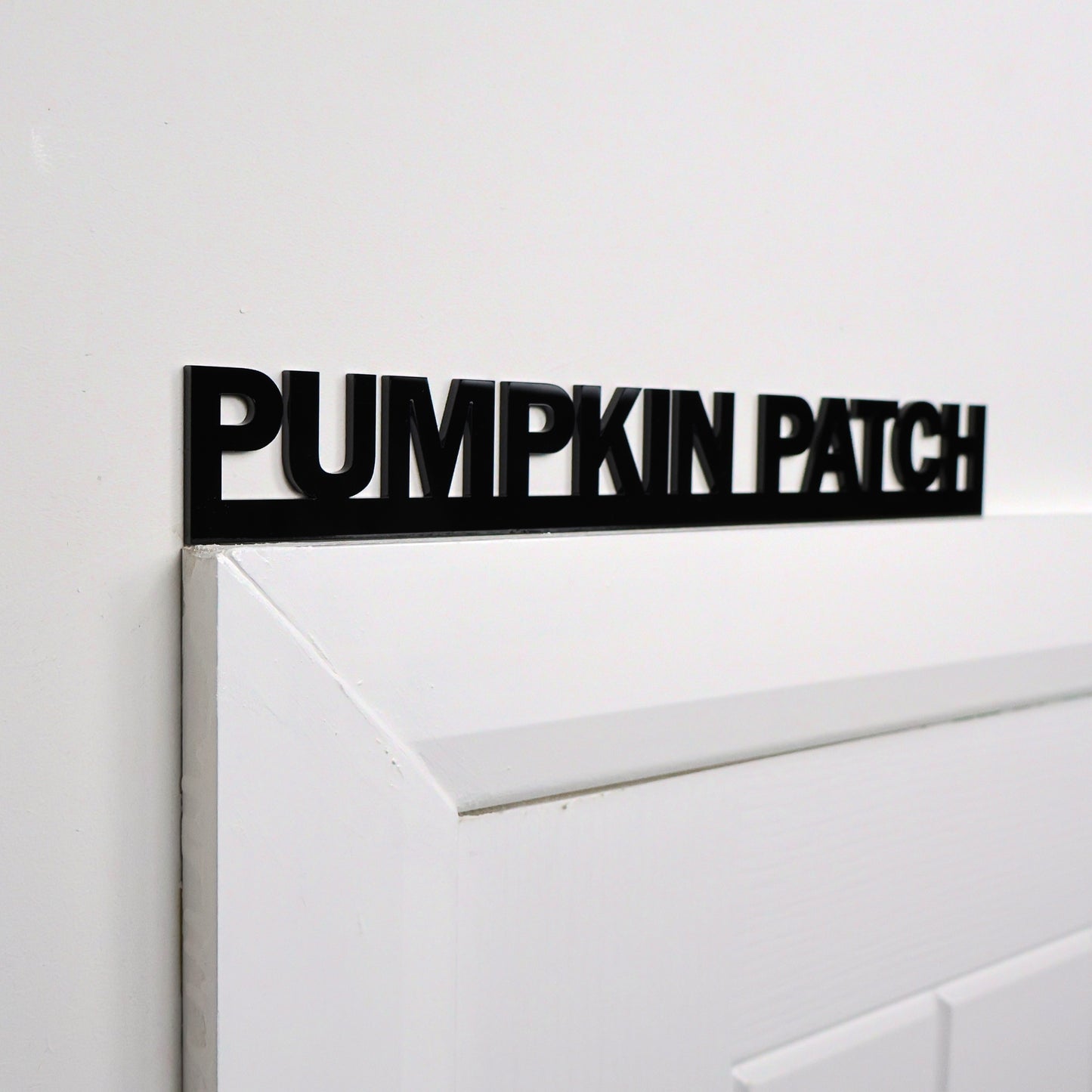 black acrylic halloween decoration for autumn interiors