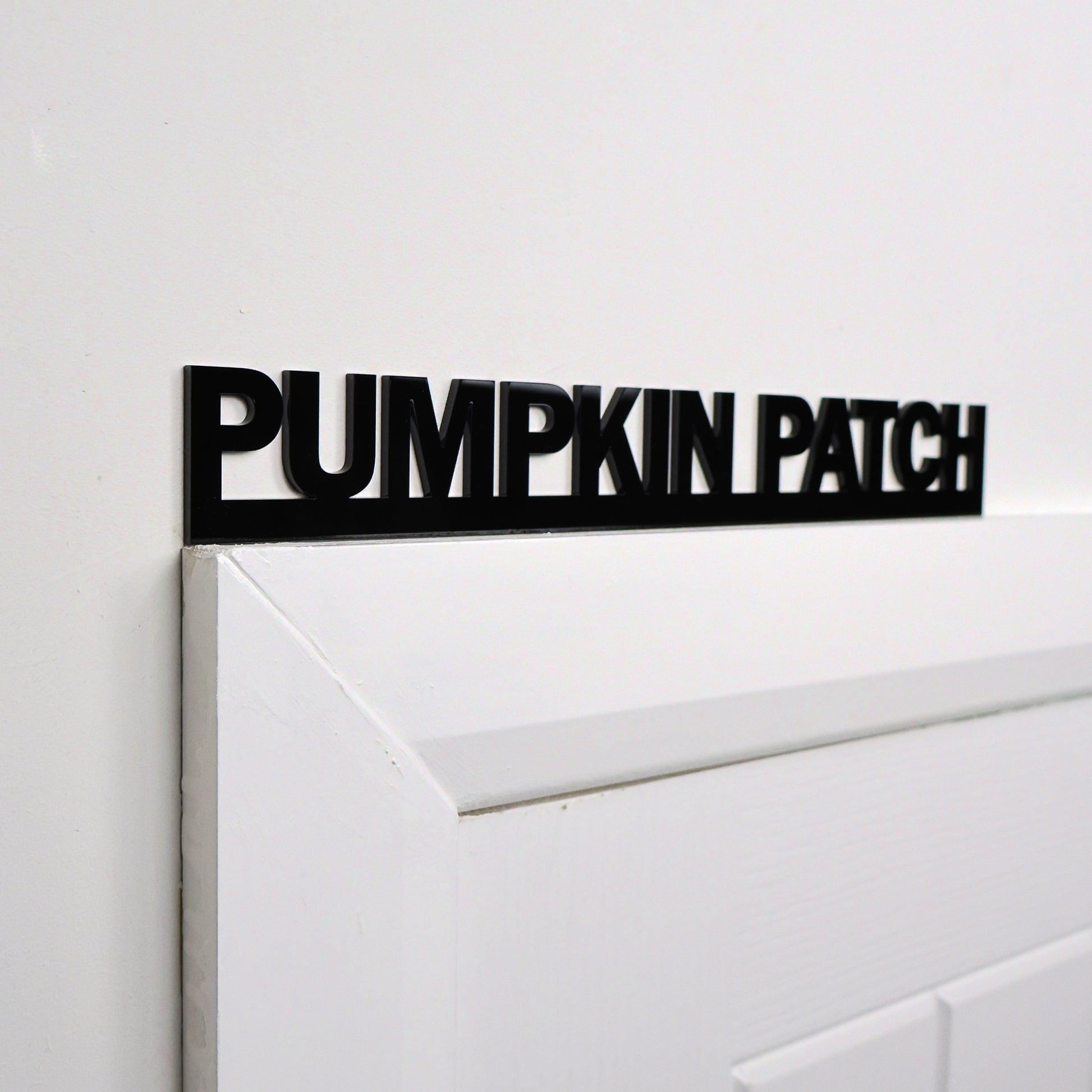 black acrylic halloween decoration for autumn interiors