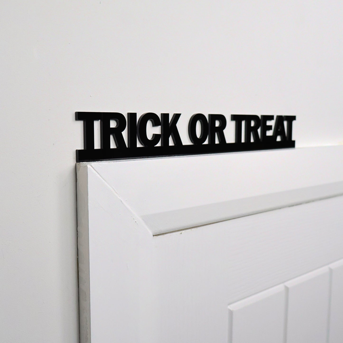Seasonal Trick or Treat decoration handmade in the UK