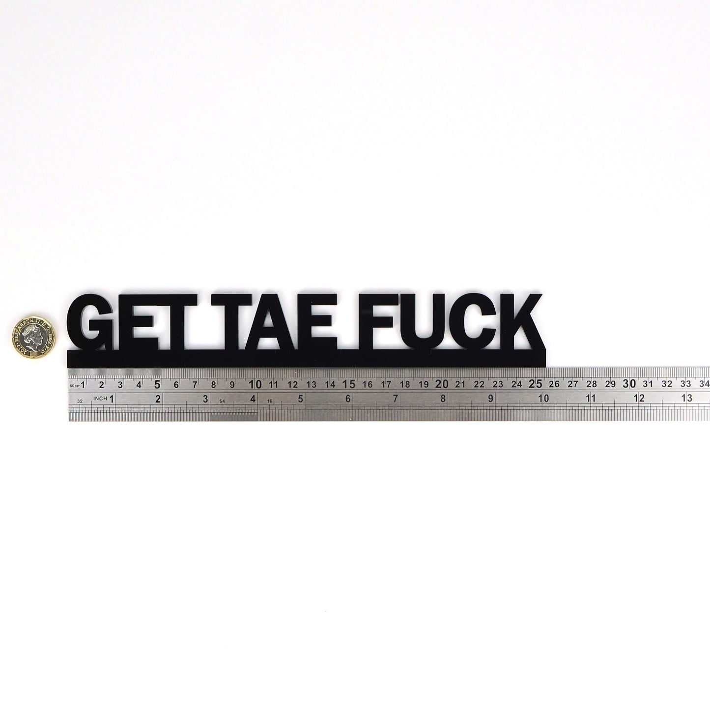 GET TAE FUCK | Rude Door Topper Sign