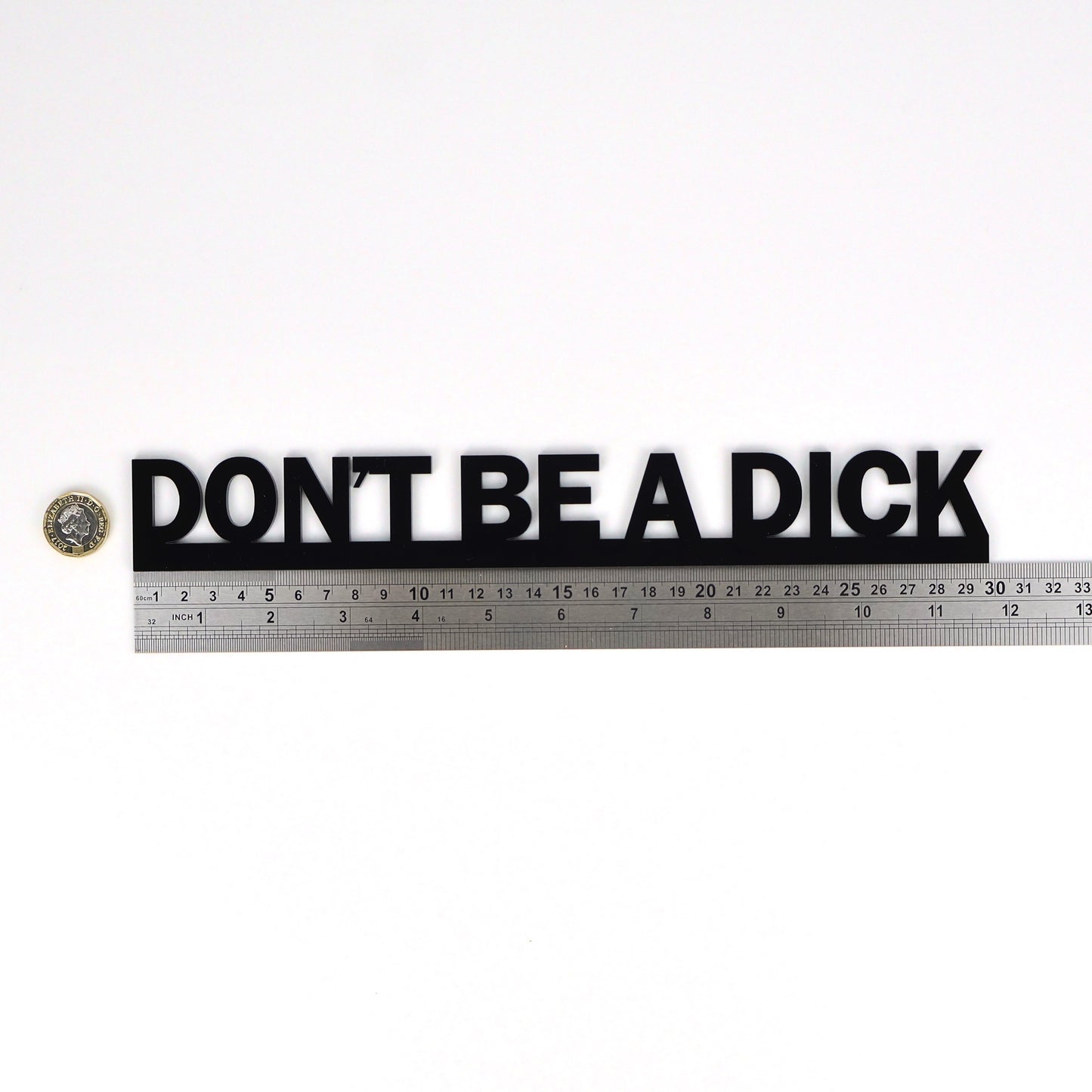 DON'T BE A DICK | Rude Door Topper Sign
