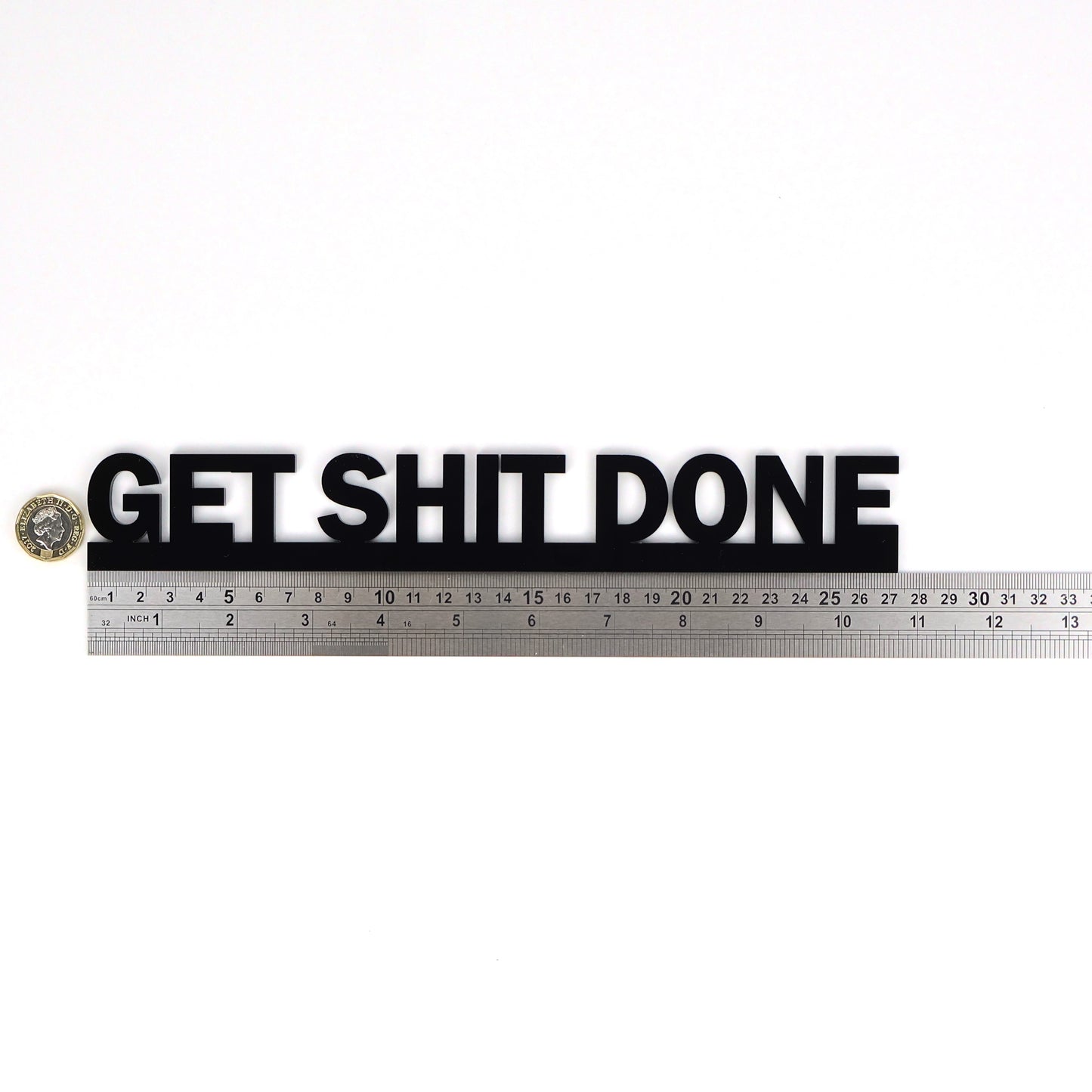 GET SHIT DONE | Rude Door Topper Sign