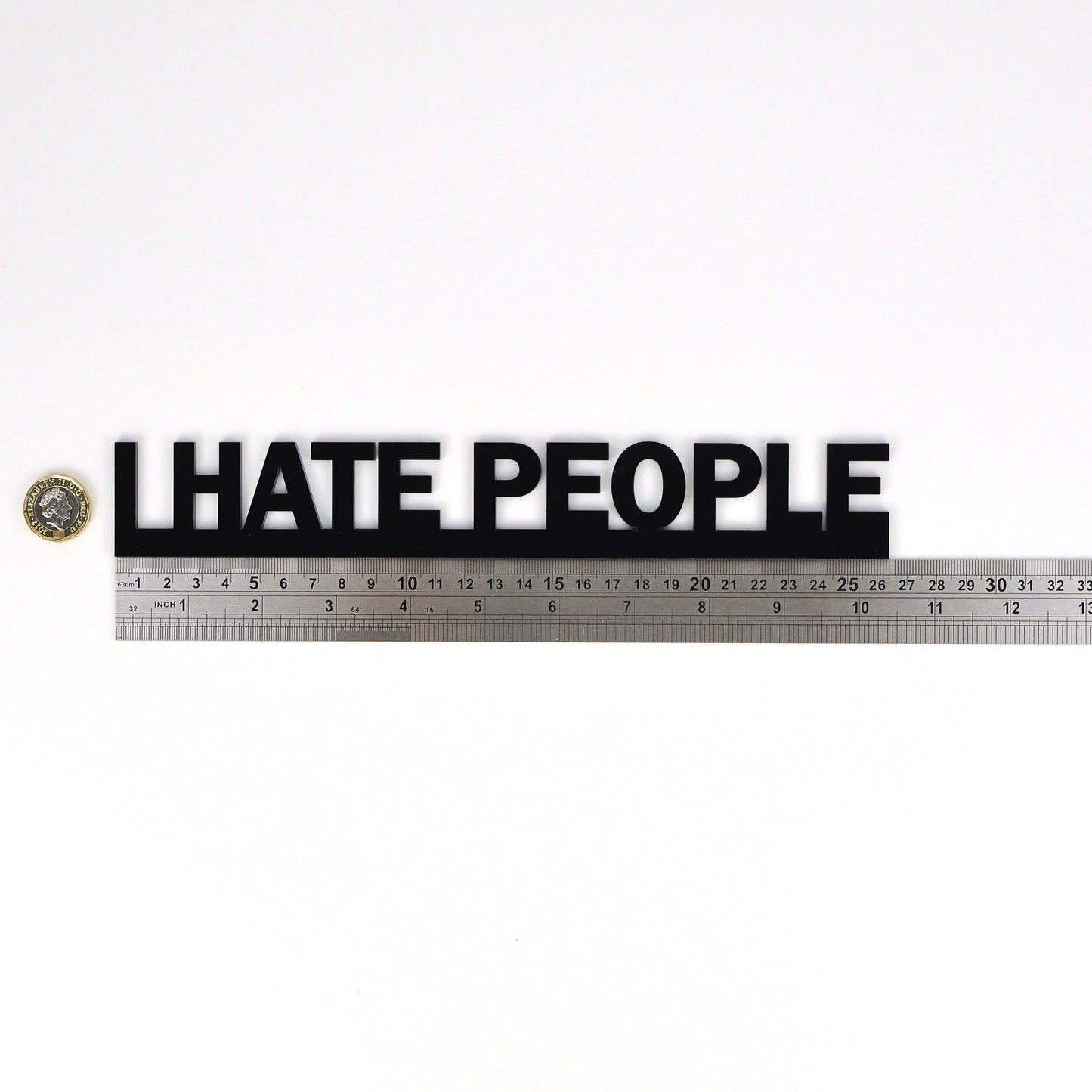 I HATE PEOPLE | Rude Door Topper Sign