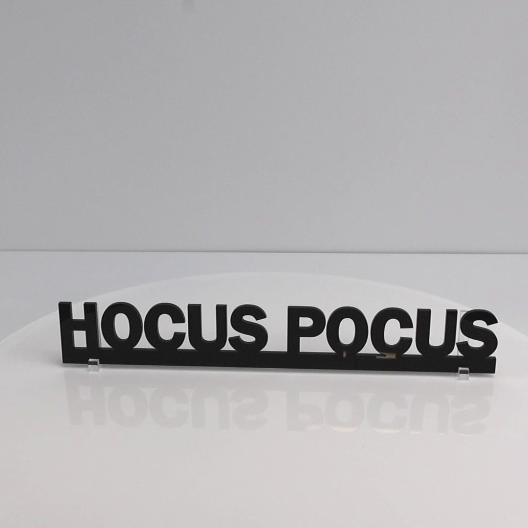 Handmade recycled acrylic Door Topper for Halloween homes