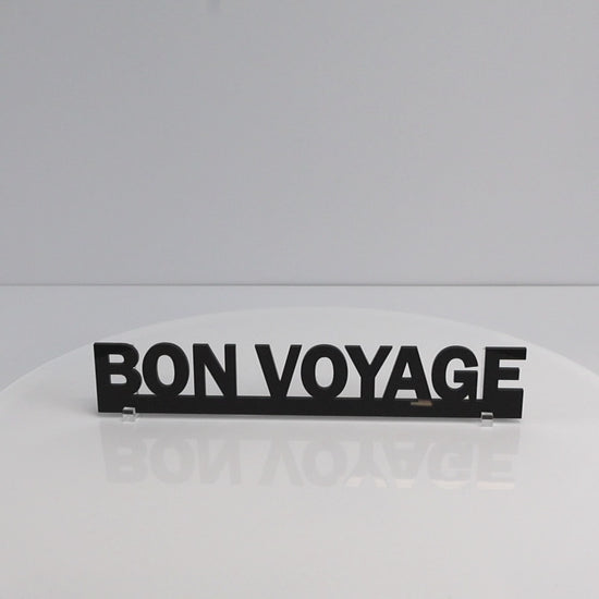 Rotating close-up video highlighting the gloss finish of the recycled acrylic.